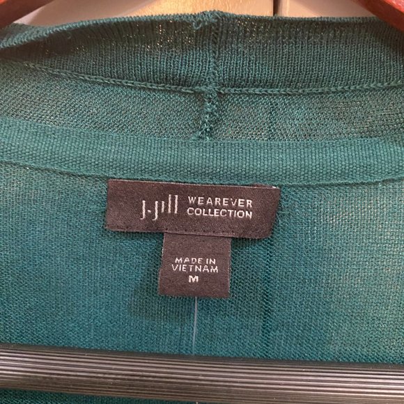 Emerald Green Open Front Cardi - Picture 7 of 10